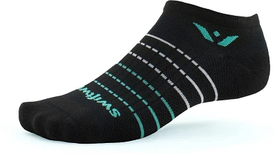 Swiftwick Adults' Aspire Zero Stripe Firm Compression No-Show Socks                                                             