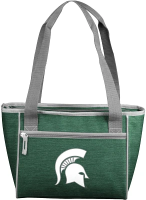 Logo Brands Michigan State University Crosshatch 16 Can Cooler Tote                                                             