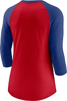 Nike Women's Texas Rangers Next Up 3/4 Sleeve Raglan Top