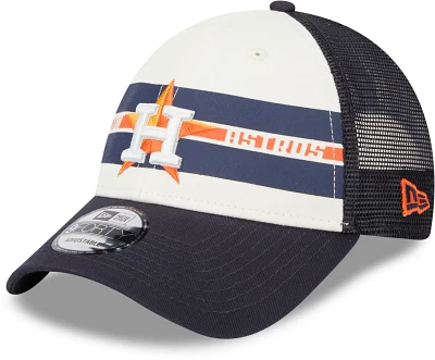 New Era Men's Houston Astros Team Stripes 9FORTY Cap                                                                            