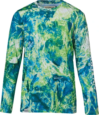 Magellan Outdoors Boys' FishGear MO Whitecap 2.0 Long Sleeve T-shirt