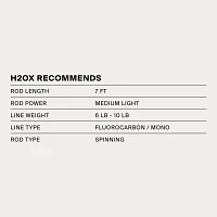 H2OX 6-Piece Lead In Line Spinner Kit                                                                                           