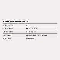 H2OX 6-Piece Metal In Line Spinner Kit                                                                                          