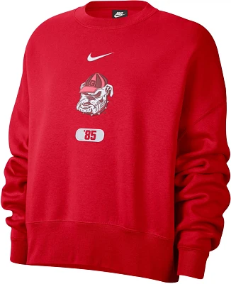 Nike Women's University of Georgia Everyday Campus Crew Sweatshirt