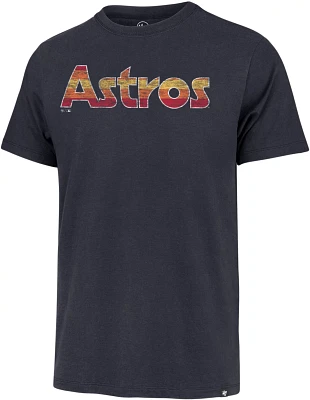 '47 Men's Houston Astros Vintage Premier Wordmark Franklin T-shirt