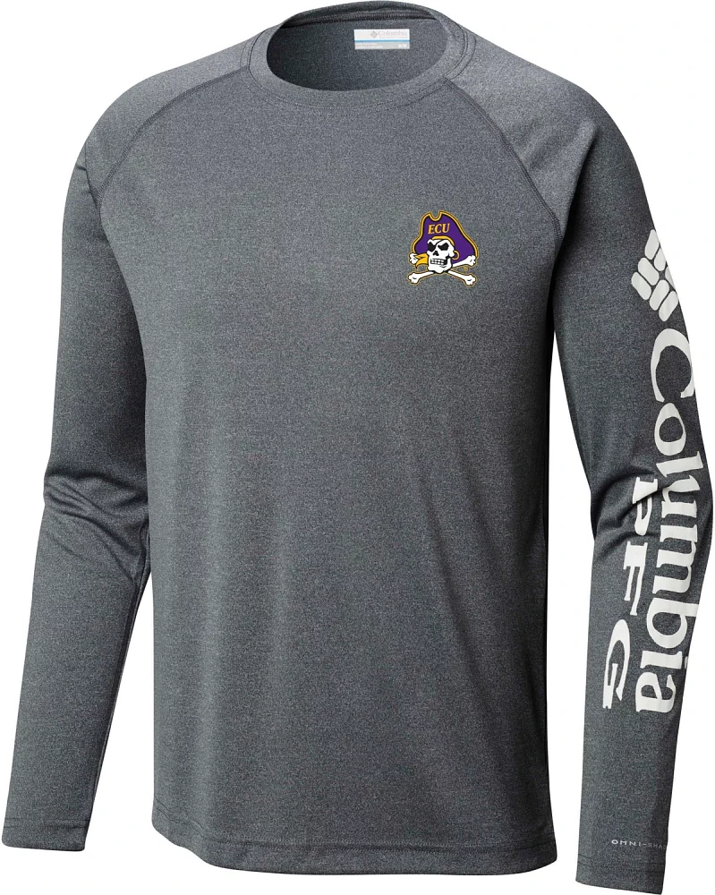 Columbia Sportswear Men's East Carolina University Terminal Tackle Long Sleeve T-shirt