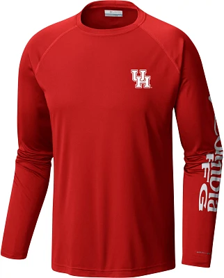 Columbia Sportswear Men's University of Houston Terminal Tackle Fish Flag Long Sleeve T-shirt