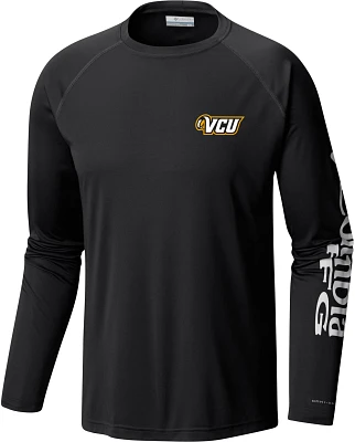 Columbia Sportswear Men's Virginia Commonwealth University Terminal Tackle Fish Flag Long Sleeve T-shirt