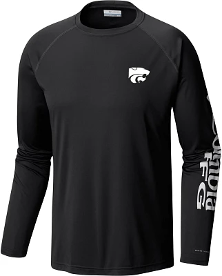 Columbia Sportswear Men's Kansas State University Terminal Tackle Fish Flag Long Sleeve T-shirt