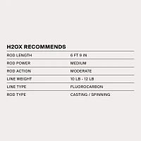 H2OX Premium Suspending Jerk Shad Bait