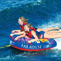 WOW Watersports Paradise 2 Person Soft Top Deck Tube Towable                                                                    