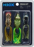 H2OX 3-Piece Hollow Body Frog Bait Kit                                                                                          