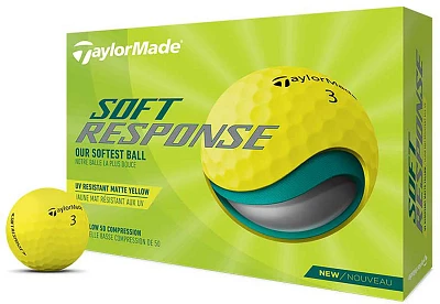 TaylorMade 2022 Soft Response Matte Golf Ball 12-Pack                                                                           