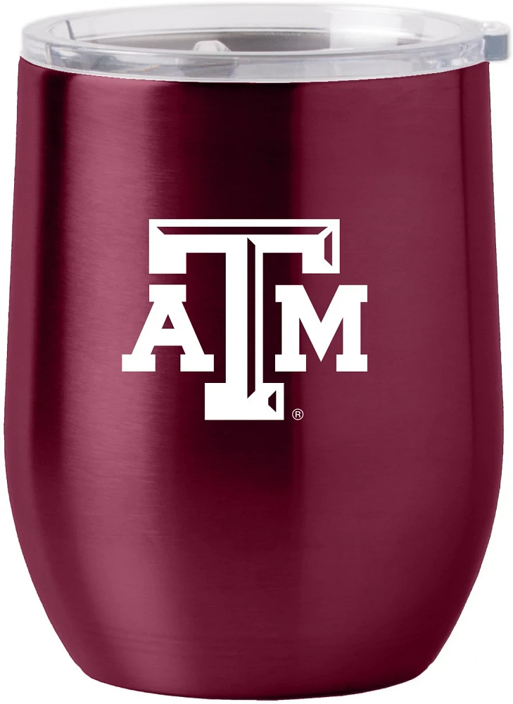 Logo Brands Texas A&M University 16 oz Gameday Stainless Curved Beverage Tumbler                                                