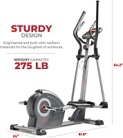 Sunny Health & Fitness Elite Interactive Series Smart Elliptical Trainer                                                        