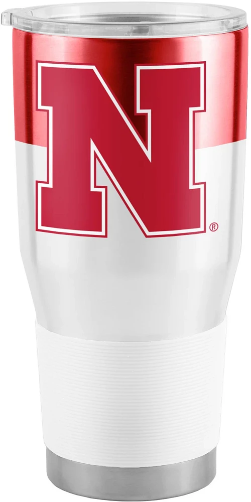 Logo Brands University of Nebraska 30 oz Colorblock Stainless Tumbler                                                           