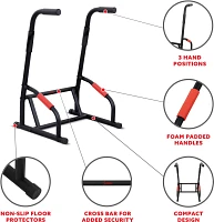 Sunny Health &  Fitness Multifunction Dip Station Strength Bar                                                                  