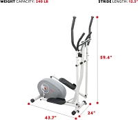 Sunny Health & Fitness Magnetic Elliptical Trainer                                                                              