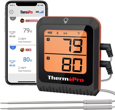 ThermoPro Smart Bluetooth Meat Thermometer w/ Dual Probe                                                                        