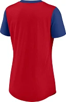 Nike Women's Texas Rangers Swoosh Side Cinch Fashion T-shirt