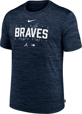 Nike Men's Atlanta Braves Authentic Collection Dri-FIT Velocity Practice T-shirt