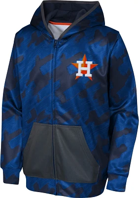 Outerstuff Youth Houston Astros Ticker Tape Full Zip Hoodie