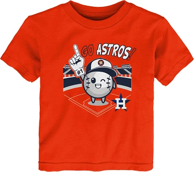 Outerstuff Toddlers' Houston Astros Ball Boy T-shirt                                                                            