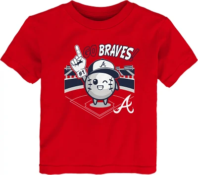 Outerstuff Toddlers' Atlanta Braves Ball Boy T-shirt