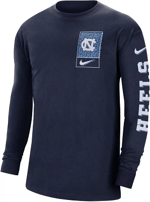 Nike Men's University of North Carolina Max90 Long Sleeve Graphic T-shirt