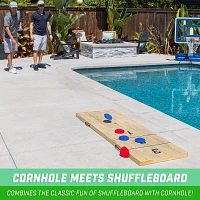 GoSports Tossski Shuffleboard 6 ft x 2 ft Cornhole Board                                                                        