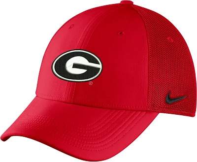 Nike Men's University of Georgia L91 Aerobill Mesh Swoosh Flex Cap                                                              