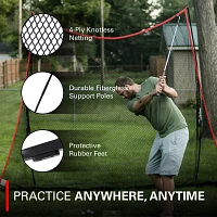 Rukket Sports 10x7ft Haack Golf Net                                                                                             