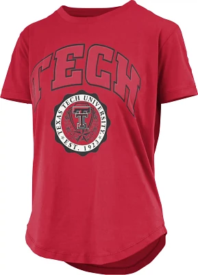 Three Square Women's Texas Tech University Cotton Collection Irvine Edith Puff T-shirt