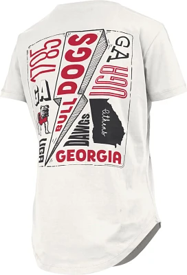 Three Square Women's University Of Georgia Irving School Rock T-shirt