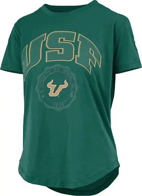 Three Square Women's University of South Florida Irvine Edith Puff T-shirt