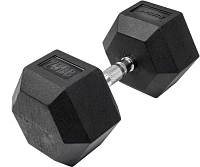 Lifeline Hex 5-120lb Rubber Dumbbell                                                                                            