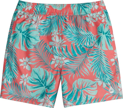 O'Rageous Boys' Palm Floral Printed Volley Shorts