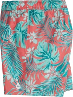 O'Rageous Boys' Palm Floral Printed Volley Shorts