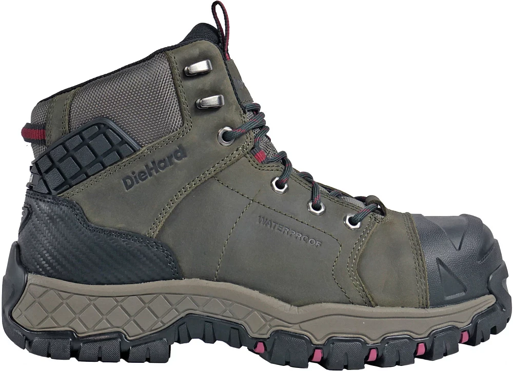 DieHard Footwear Men's Comet Composite Safety Toe Hiker Work Boots                                                              