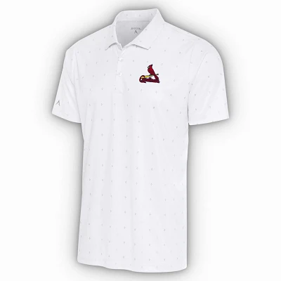 Antigua Men's St. Louis Cardinals 19th Hole Polo