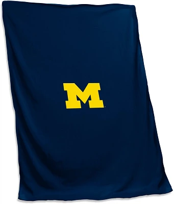 Logo Brands University of Michigan Sweatshirt Blanket                                                                           