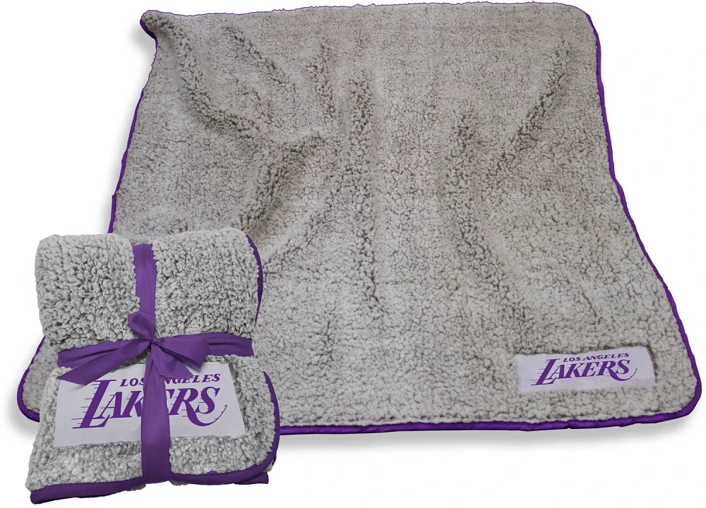 Logo Brands Los Angeles Lakers Frosty Fleece Throw                                                                              