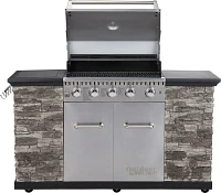 Outdoor Gourmet 5-Burner Stone Island Grill