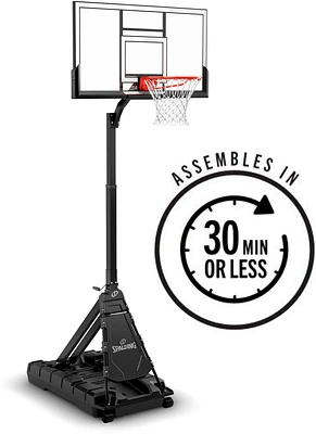 Spalding 54 in Portable Momentous EZ Assembly Basketball Hoop                                                                   
