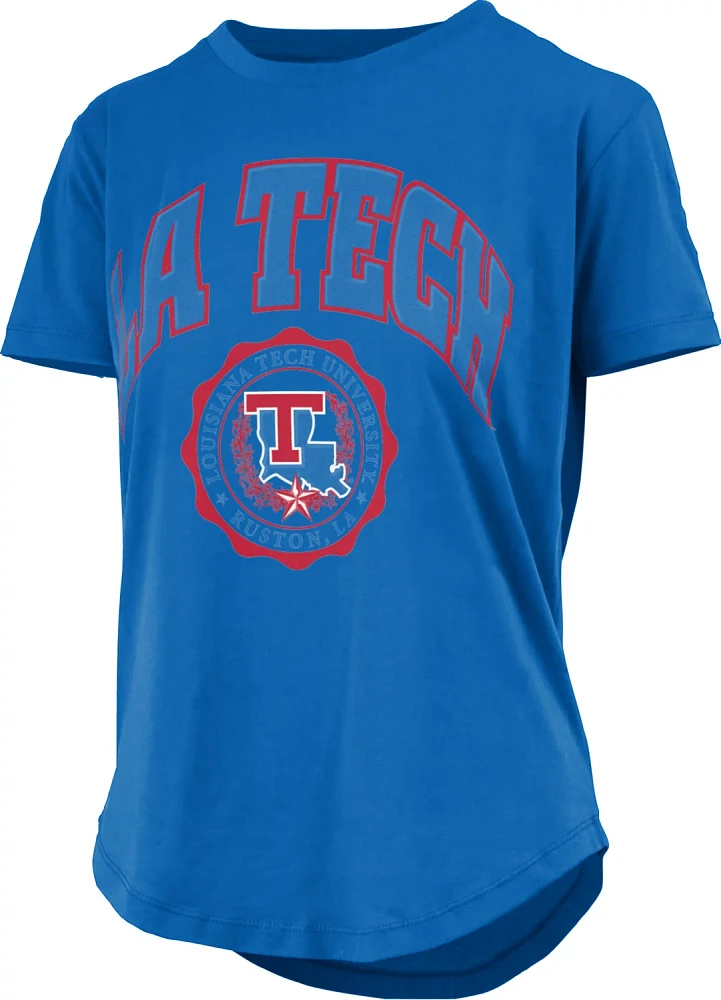 Three Square Women's Louisiana Tech University Irvine Edith Puff T-shirt