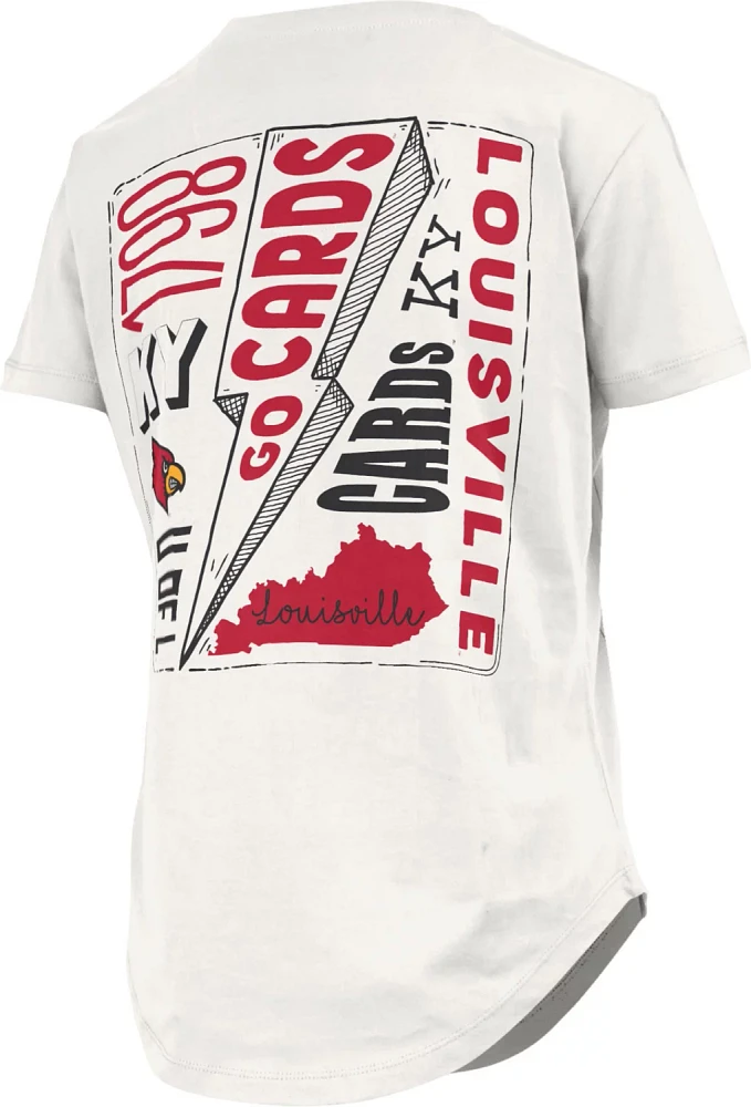 Three Square Women's University Of Louisville Irving School Rock T-shirt