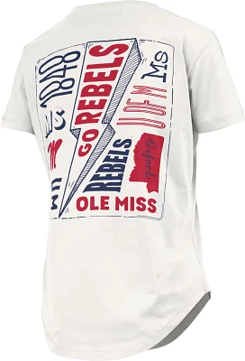 Three Square Women's University Of Mississippi Irving School Rock T-shirt