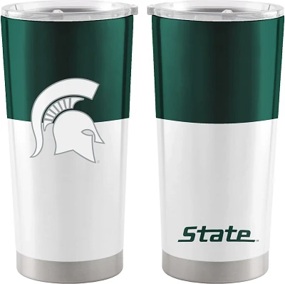 Logo Brands Michigan State University 20 oz Colorblock Stainless Tumbler                                                        