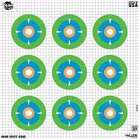 Allen Company EZ Aim Fun Paper Dialing In More Targets 9-Pack                                                                   