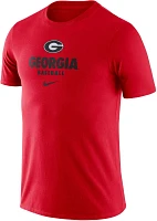 Nike Men's University of Georgia Dri-Fit Legend Baseball T-shirt